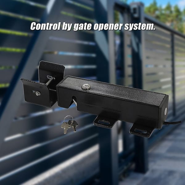 Electric Lock for Swing Gate 24V – Automatic Gate Opener Bolt Lock - Image 4