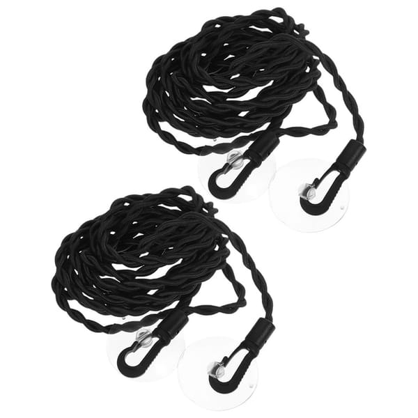 2 Pack Portable Travel Clothesline 1.5m Stretch Elastic Washing Line for Camping - Image 3