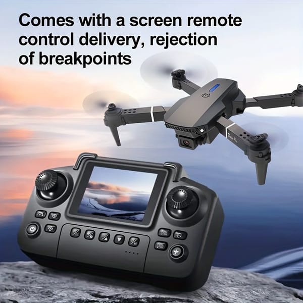 4K Foldable FPV Drone with Dual HD Cameras, Obstacle Avoidance & Screen Remote – Brushless RC Quadcopter - Image 8