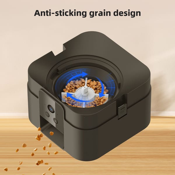Smart WiFi Pet Feeder with Camera 2L Automatic Cat & Dog Food Dispenser App Control - Image 6