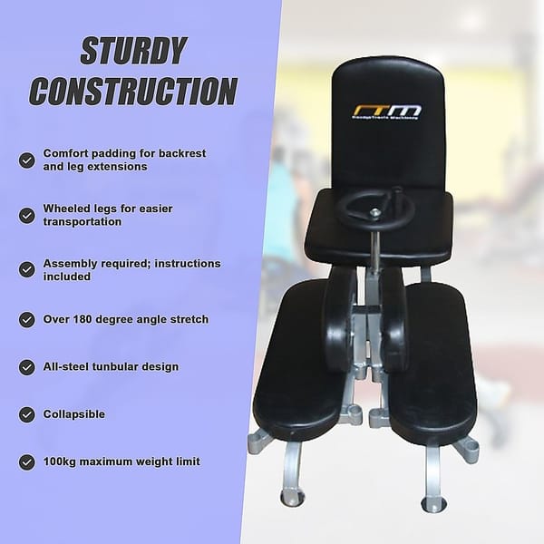 Leg Stretcher Machine – Martial Arts, Karate, Kickboxing & Flexibility Training - Image 6