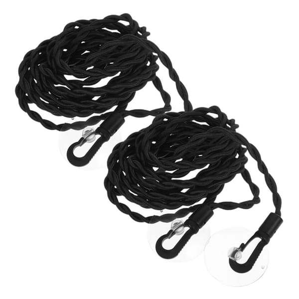 2 Pack Portable Travel Clothesline 1.5m Stretch Elastic Washing Line for Camping - Image 2