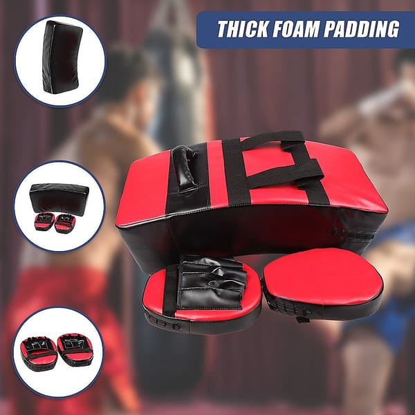 Kickboxing Shield & Punching Pad Combo – Sparring Strike Training Set - Image 5