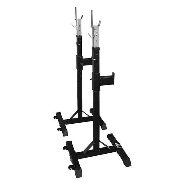 Squat Stands Pair 100kg Capacity – Adjustable Barbell Rack for Home Gym - Image 4