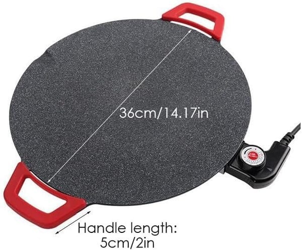 Smokeless Indoor Electric Grill 1000W Nonstick Griddle Tabletop BBQ Grill - Image 5