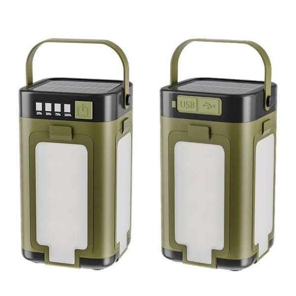 4-Leaf Foldable Solar Camping Lantern 1800mAh – 6-Mode Portable LED Light - Image 3