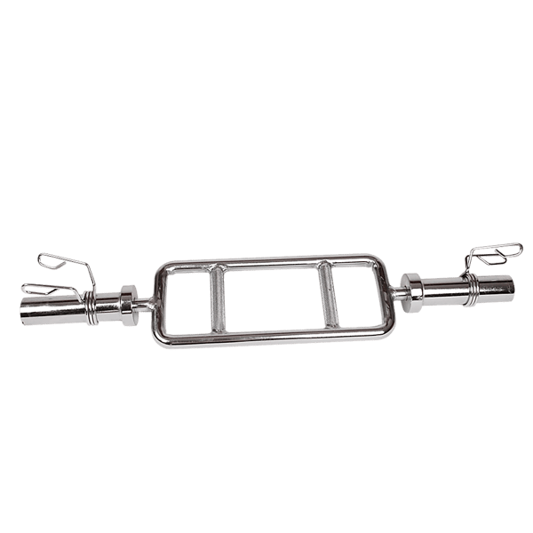 Chrome Olympic Tricep Barbell 2 Inch – Heavy Duty with Spring Collars - Image 6