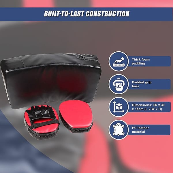 Kickboxing Shield & Punching Pad Combo – Sparring Strike Training Set - Image 4