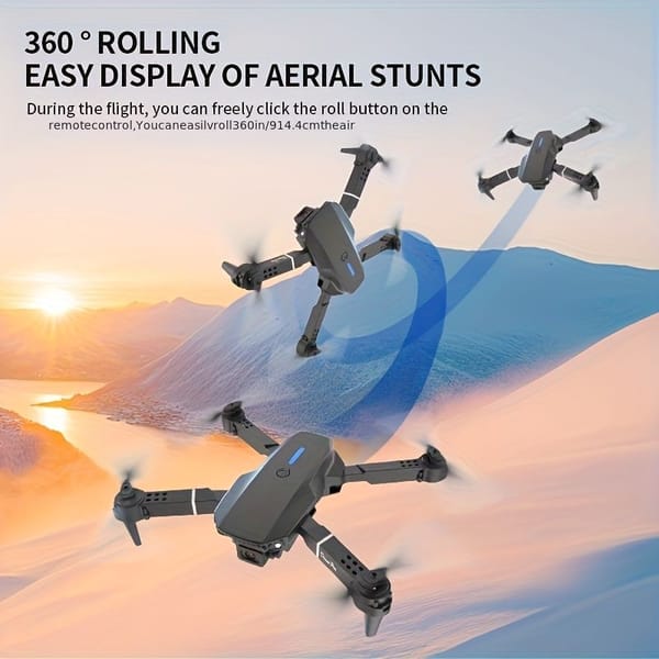 4K Foldable FPV Drone with Dual HD Cameras, Obstacle Avoidance & Screen Remote – Brushless RC Quadcopter - Image 4