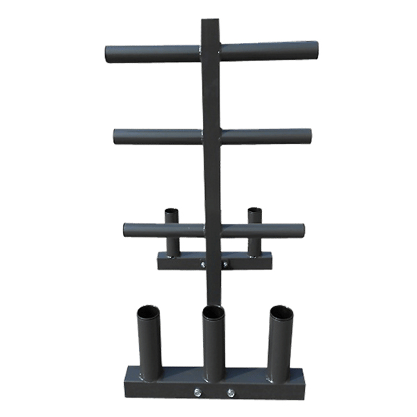 Olympic Weight Tree Bar Rack Holder – Weight Plate & Barbell Storage Rack - Image 3