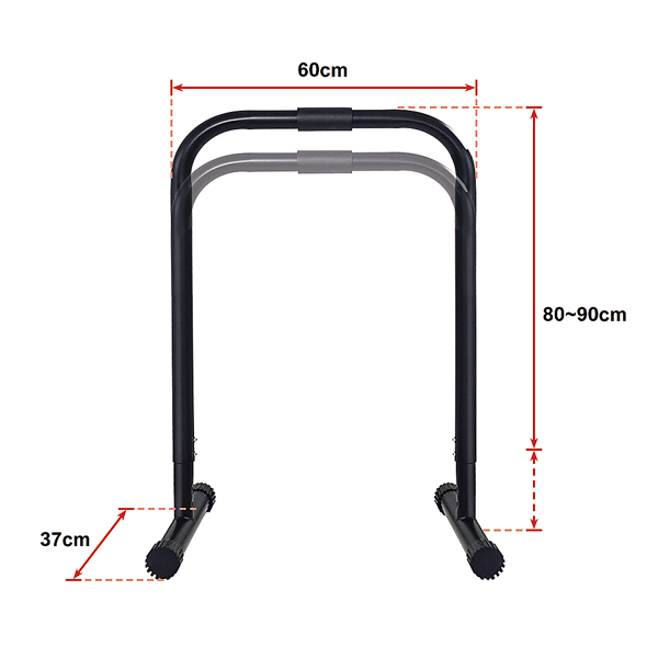Chin Dip Parallel Bar Push Up Station – 150kg Home Gym Equipment - Image 4
