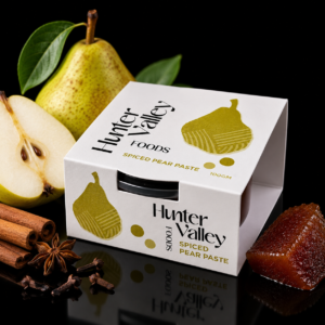 Hunter Valley Foods Spiced Pear Paste 100g – Gluten Free & Vegan Friendly