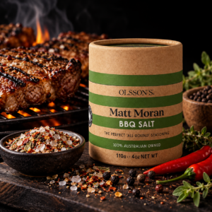 Olsson's x Matt Moran BBQ Salt Kraft Canister 110g