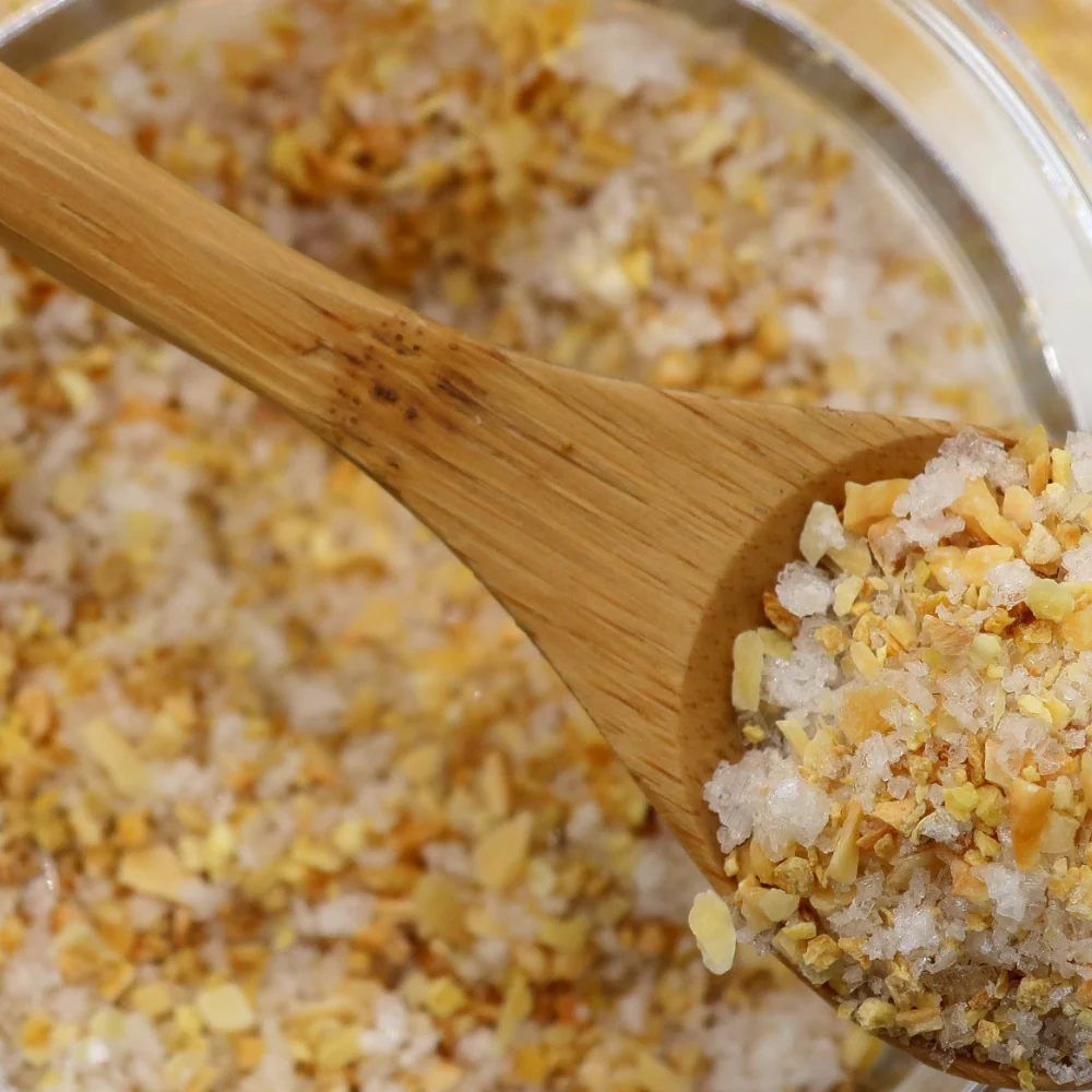 Olsson's Lemon Zest Sea Salt Rub Kraft Canister 140g - Image 3