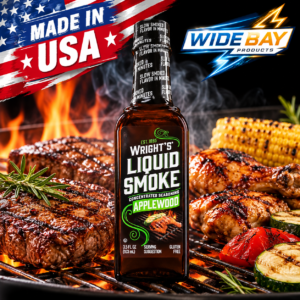 Wright’s Applewood Liquid Smoke 103ml – Concentrated Smoky BBQ Flavour