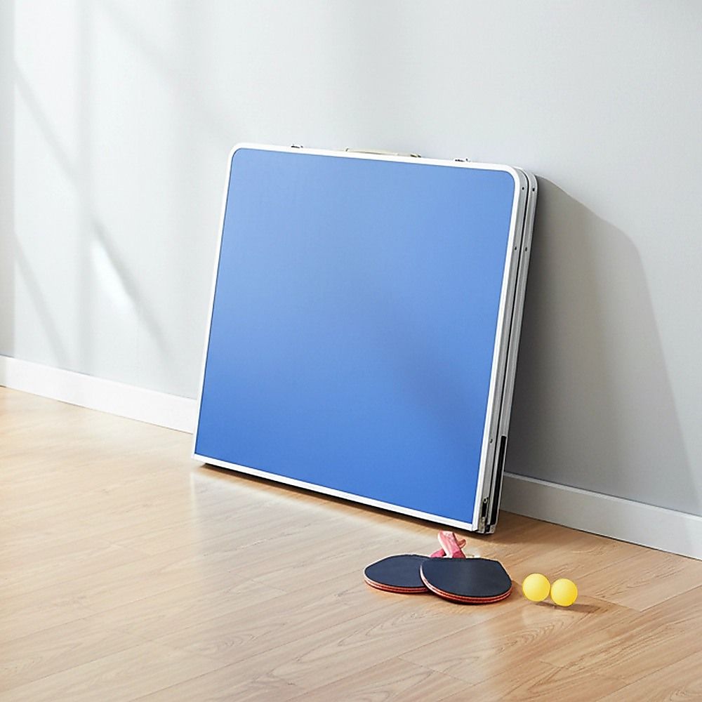 152cm Portable Folding Table Tennis Table with Net & Paddles - Image 6