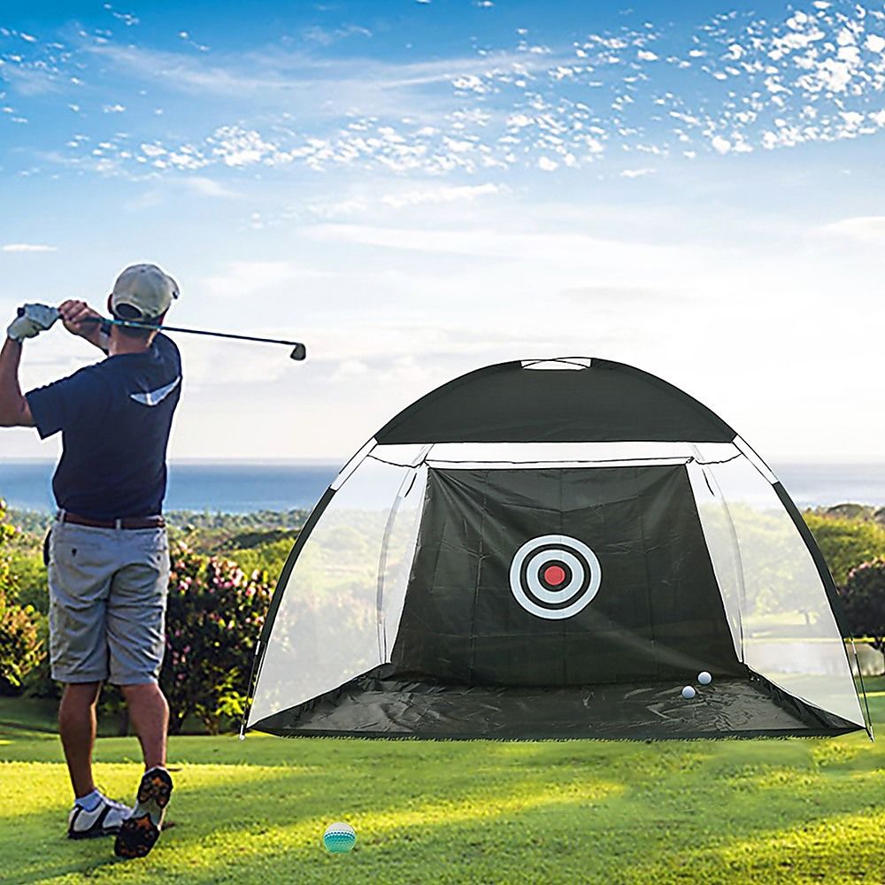 3m Portable Golf Practice Net with Carry Bag Indoor Outdoor Training