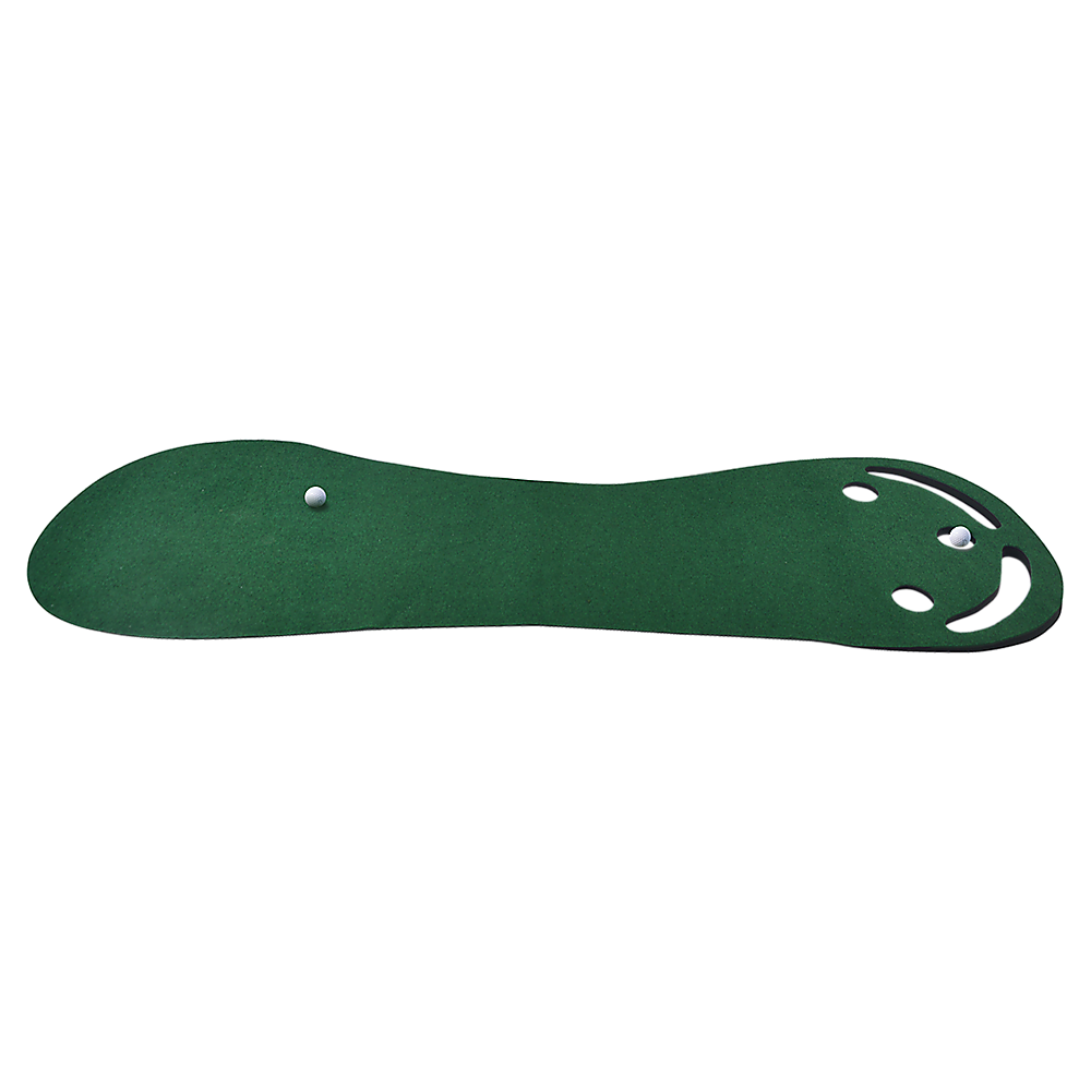 Golf Putting Green Mat 95 x 275cm with Practice Cups & Sand Traps - Image 3