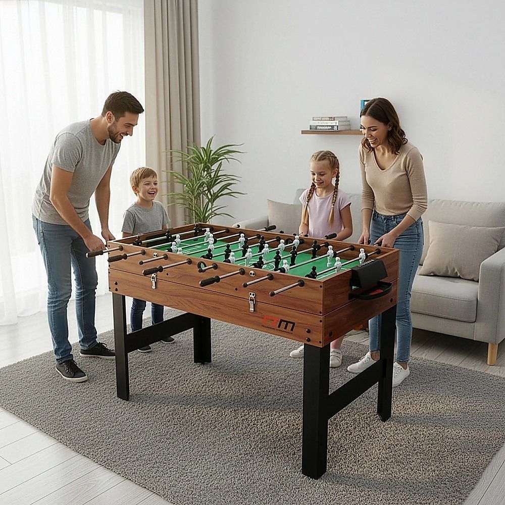 4ft 3-in-1 Multi Game Table Foosball Hockey & Billiards