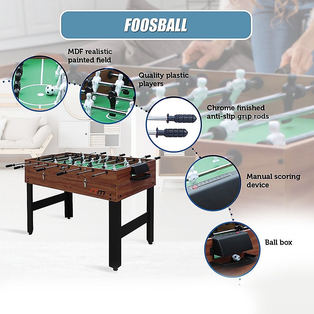 4ft 3-in-1 Multi Game Table Foosball Hockey & Billiards - Image 6