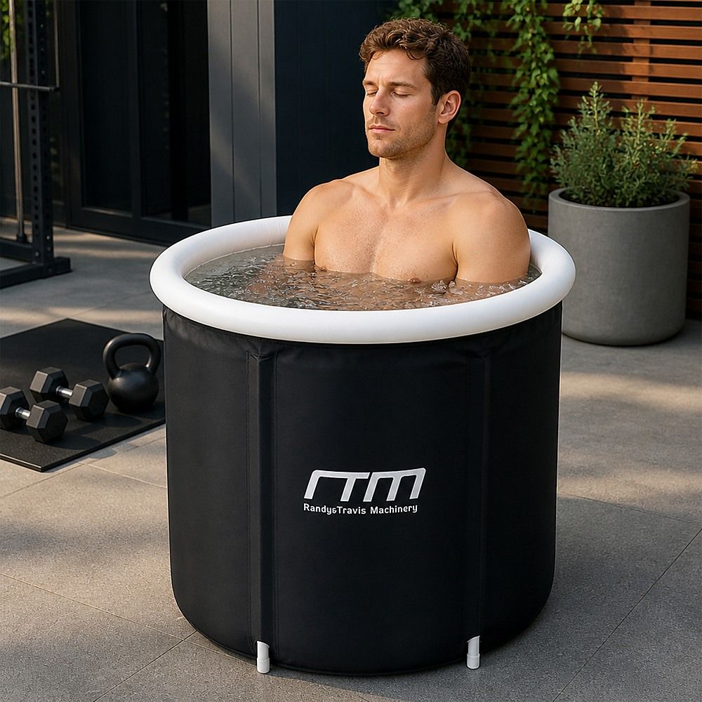 Portable Inflatable Ice Bath 200L Foldable Cold Water Recovery Tub