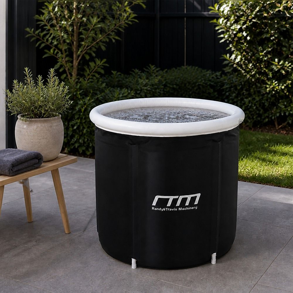 Portable Inflatable Ice Bath 200L Foldable Cold Water Recovery Tub - Image 2