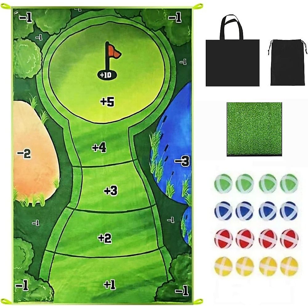 Portable Golf Putting Practice Game – 1.5m Mat with Carry Case - Image 2