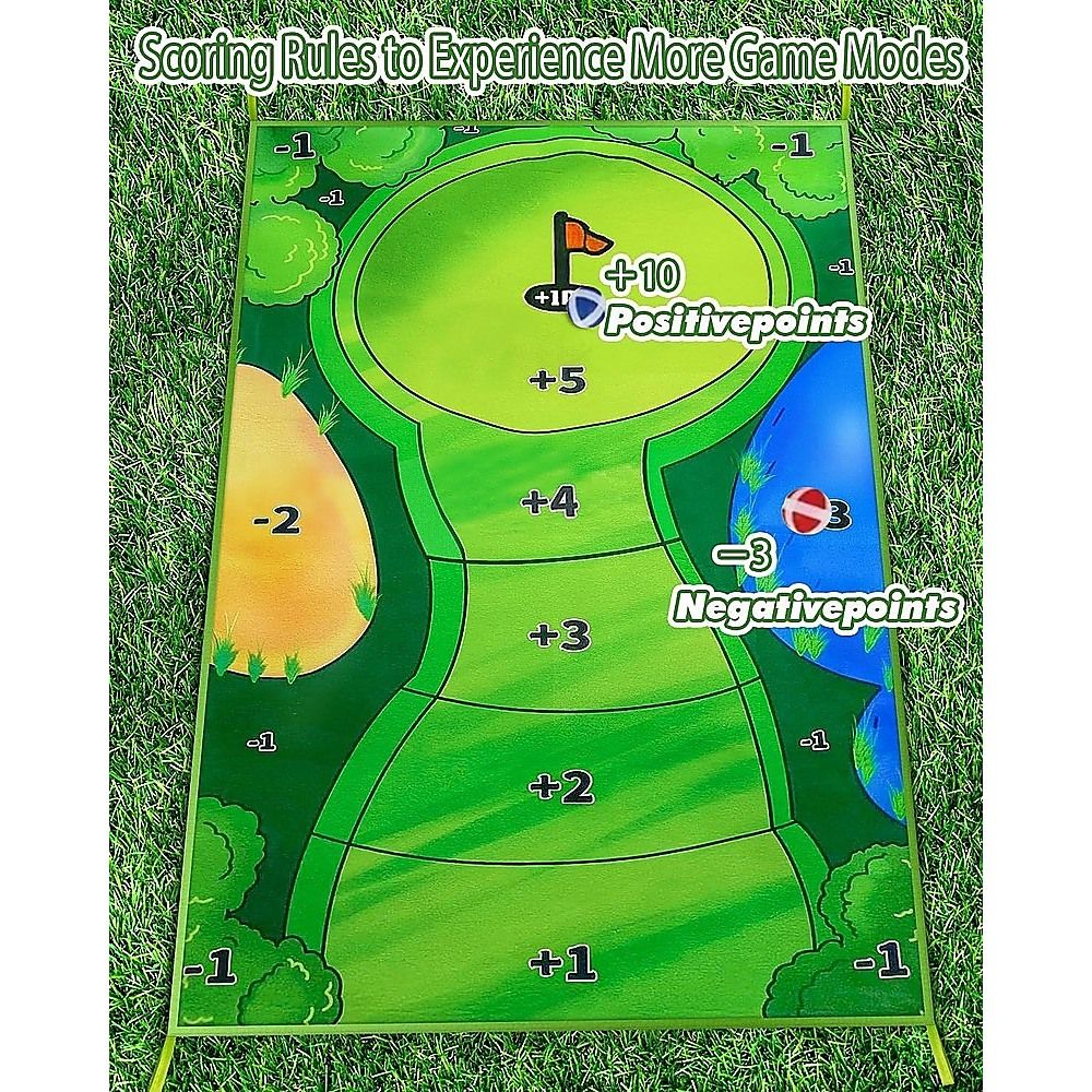 Portable Golf Putting Practice Game – 1.5m Mat with Carry Case - Image 4