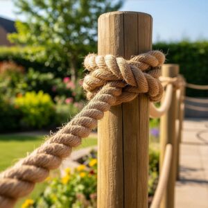 35m Natural Jute Rope 32mm Thick Twisted Garden Camping Cord