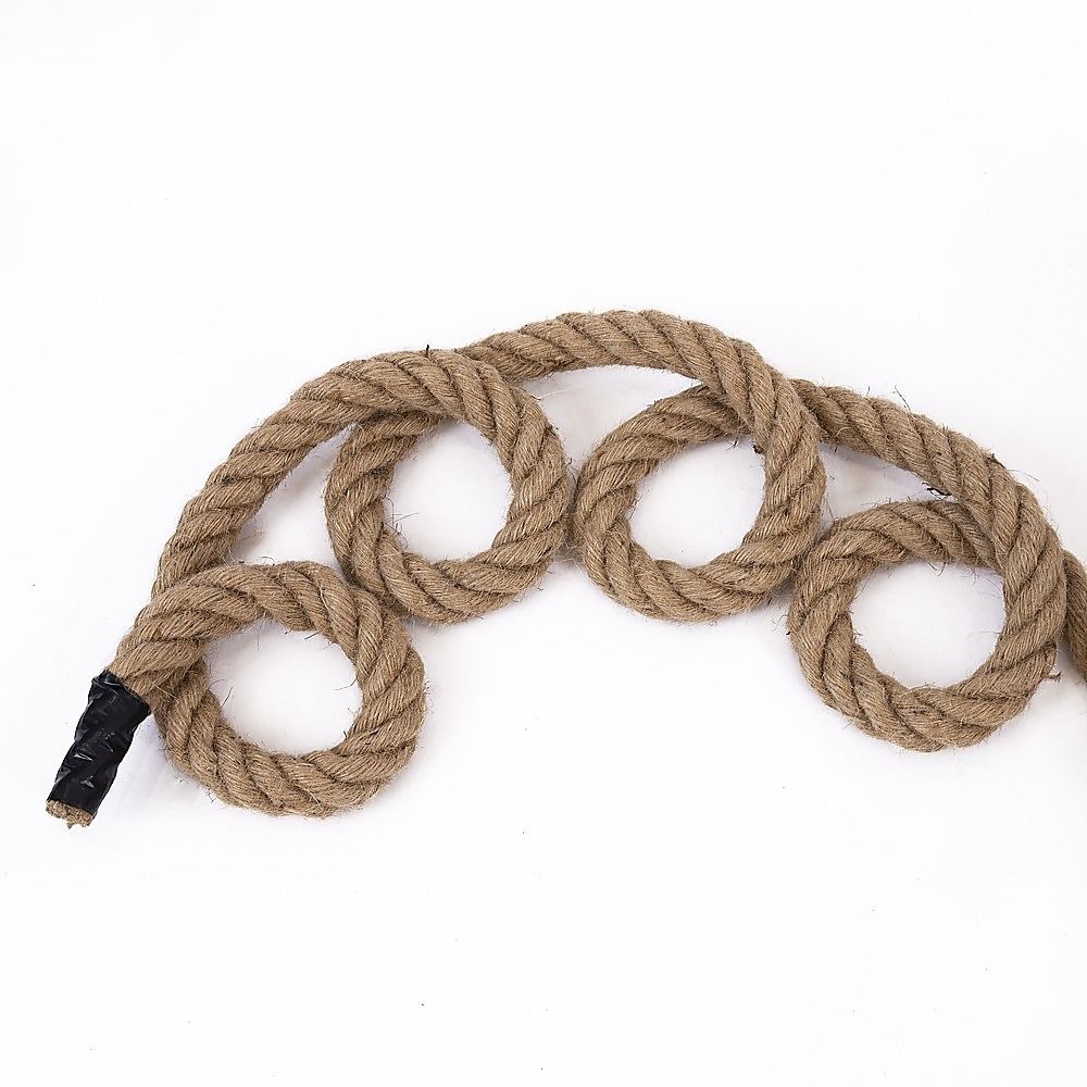 35m Natural Jute Rope 32mm Thick Twisted Garden Camping Cord - Image 6