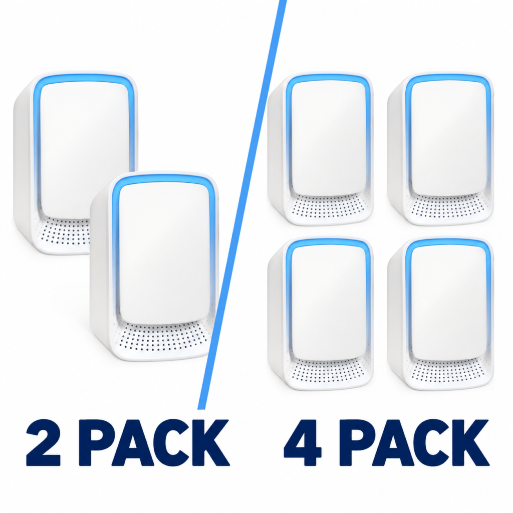 Plug-In Negative Ion Air Purifier – 2 or 4 Pack