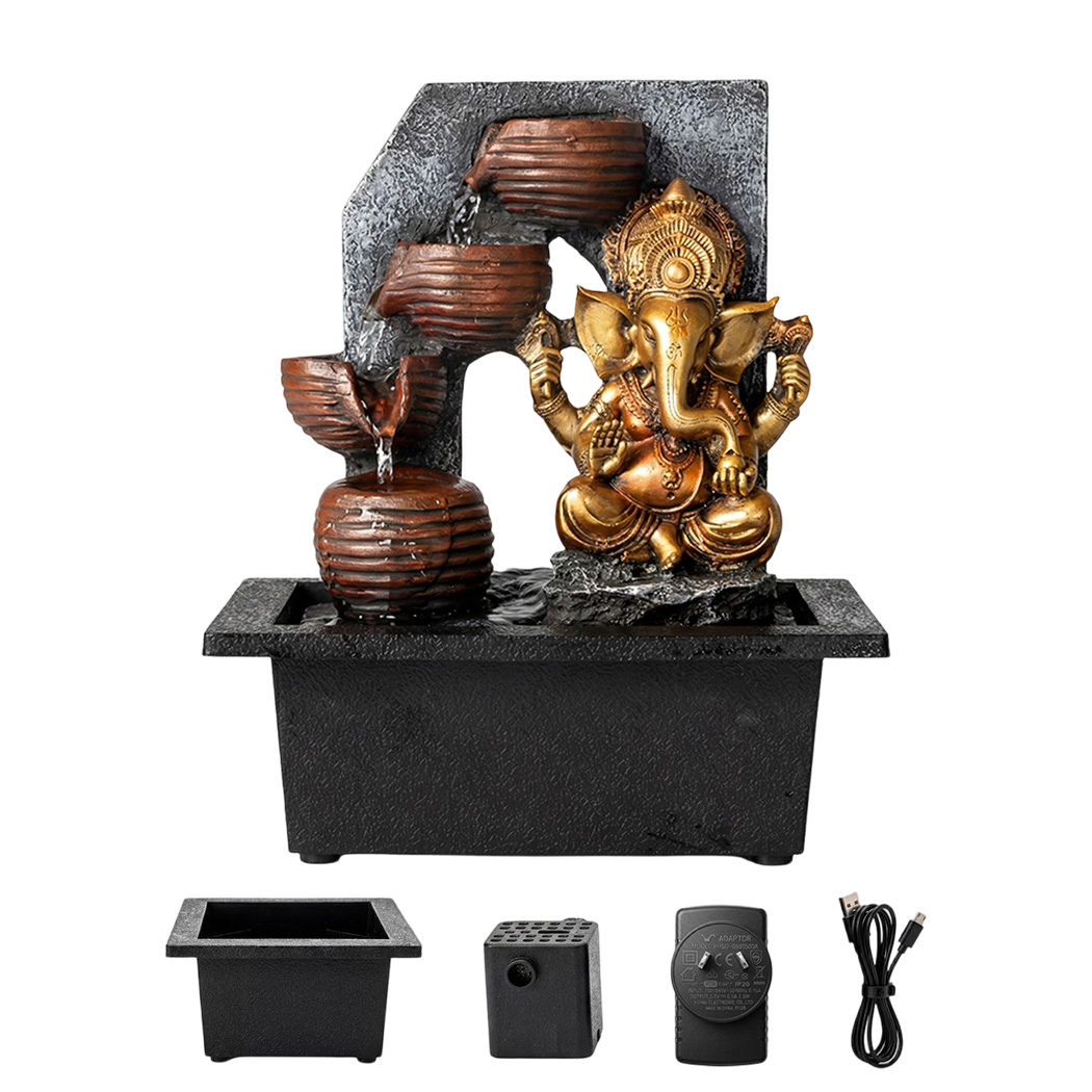 Spector LED Desktop Water Fountain with 3-Level Adjustable Flow - Image 9