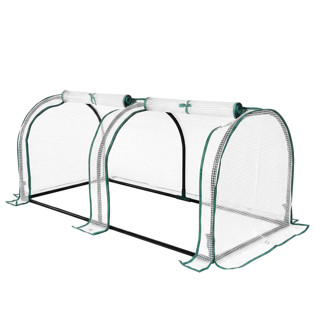 Lambu Dual-Zone Mini Greenhouse Tunnel with PE Cover - Image 9