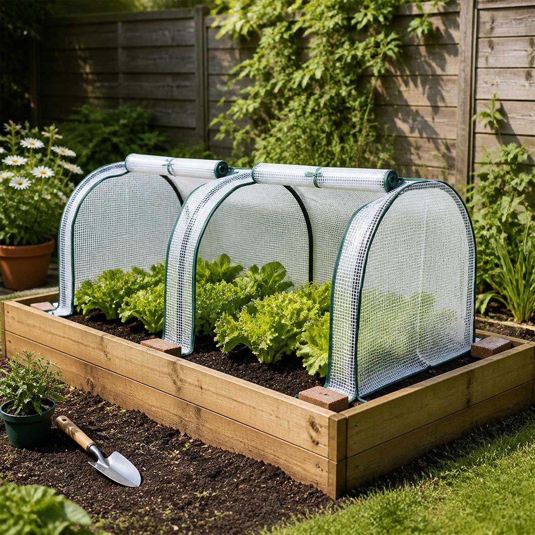 Lambu Dual-Zone Mini Greenhouse Tunnel with PE Cover - Image 8
