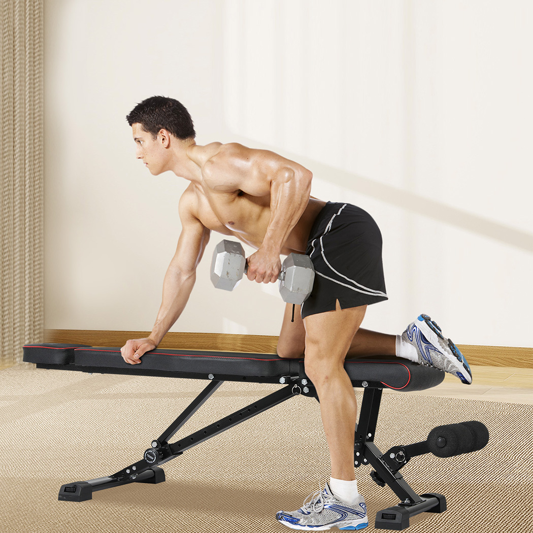 Centra Adjustable Folding Weight Bench with Incline, Flat and Decline Positions - Image 8