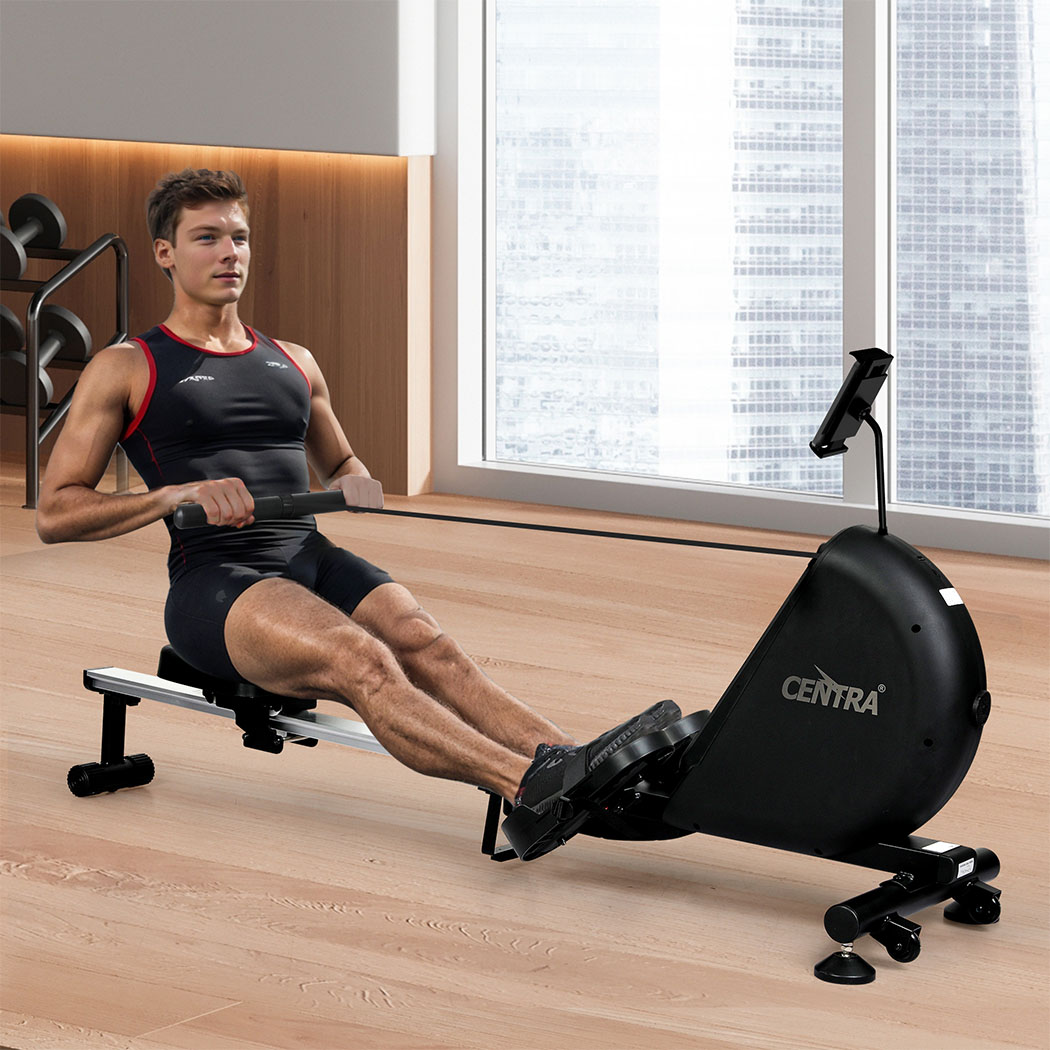 Centra Smart Magnetic Rowing Machine with Self-Generating Power and Telescopic Rail - Image 8