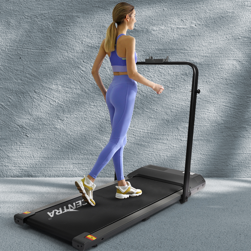 Centra Grey Under-Desk Walking Treadmill with LED Display and Remote - Image 7