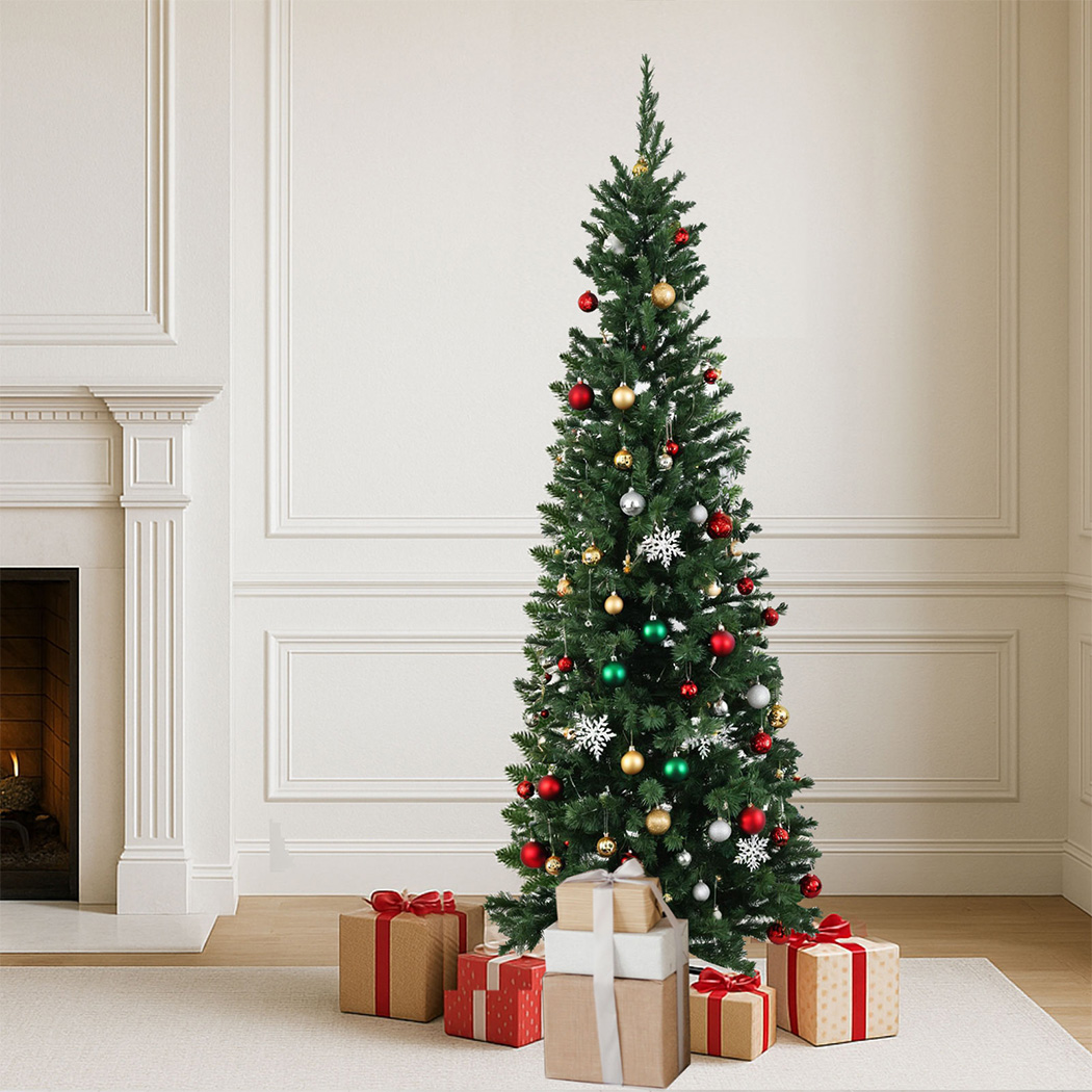 Santaco 1.5m Slim Pencil Christmas Tree with 350 PVC Tips - Image 7