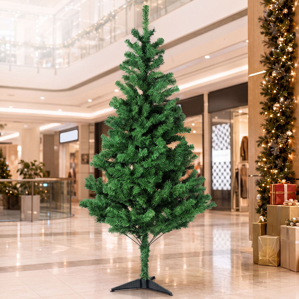 Santaco 180cm Slim Artificial Christmas Tree with 483 PVC Tips - Image 7
