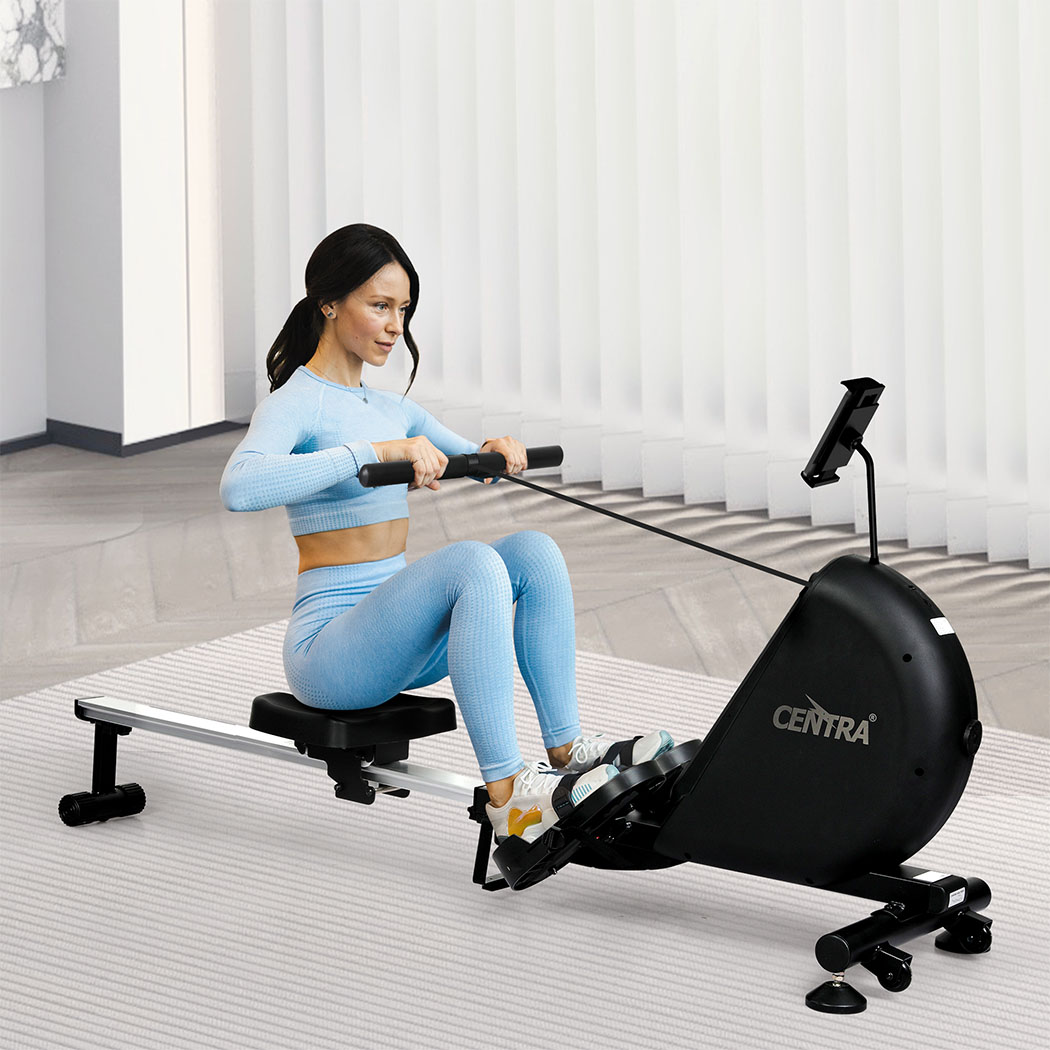 Centra Smart Magnetic Rowing Machine with Self-Generating Power and Telescopic Rail - Image 7
