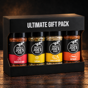 Smokey Joe’s Ultimate BBQ Rub Gift Pack – 4 Seasonings