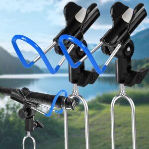 Universal Fishing Rod Holder Stand with 360° Silicone Tube