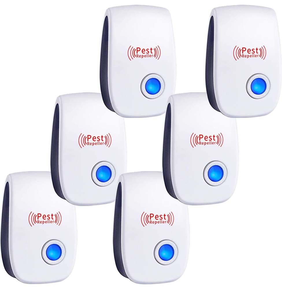 Ultrasonic Pest Repeller – 6 Pack for Indoor Pest Deterrence