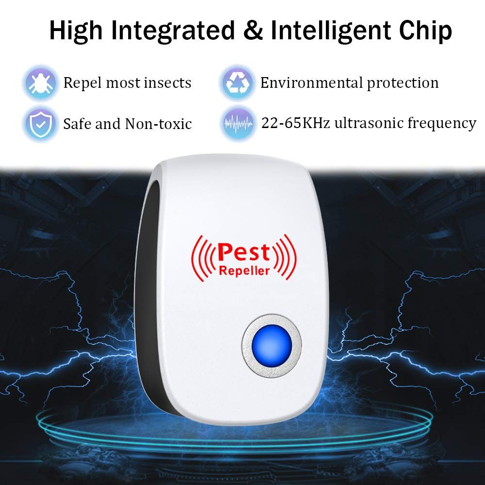 Ultrasonic Pest Repeller – 6 Pack for Indoor Pest Deterrence - Image 3