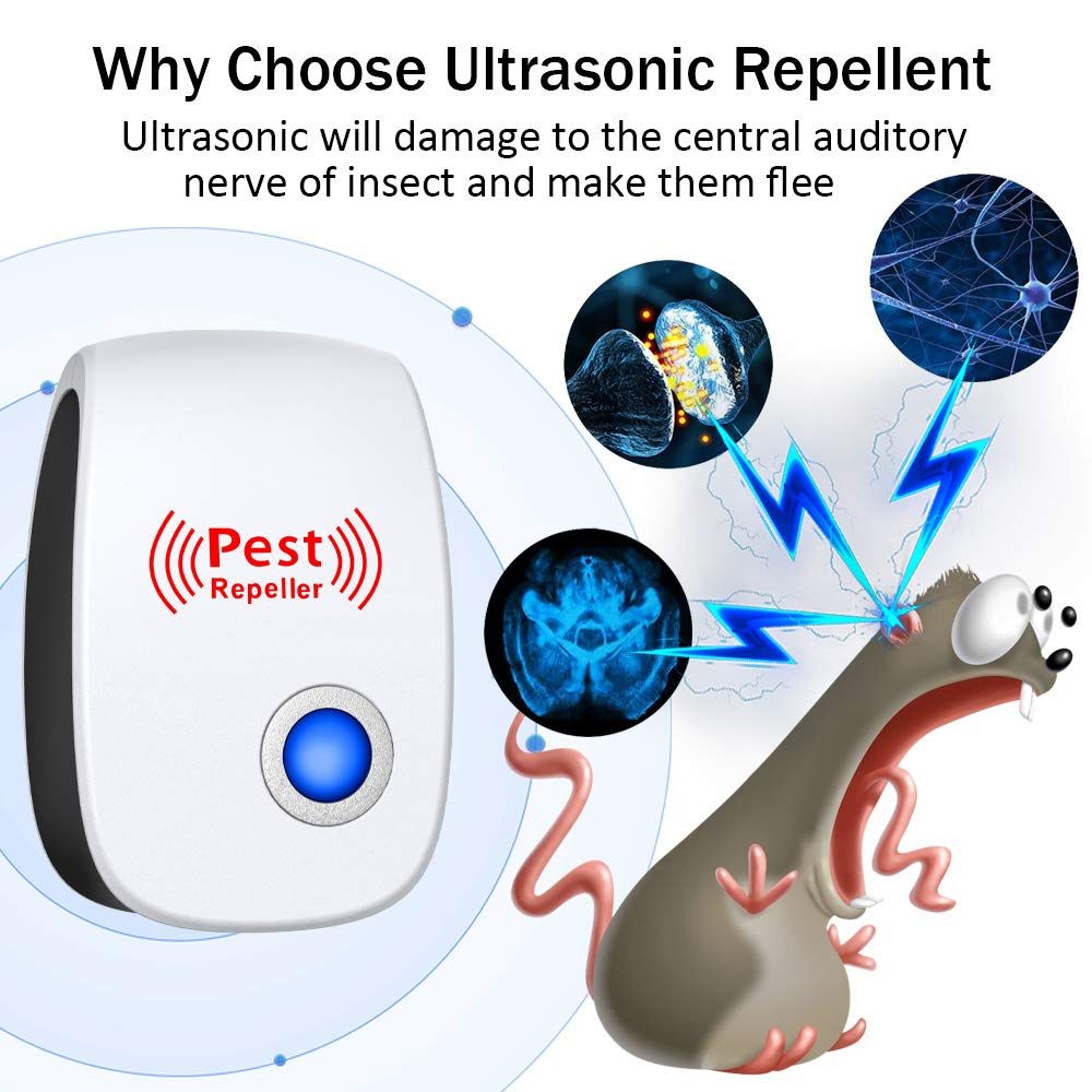 Ultrasonic Pest Repeller – 6 Pack for Indoor Pest Deterrence - Image 4
