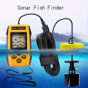 Portable Handheld Fish Finder with Sonar and Water Depth Detection