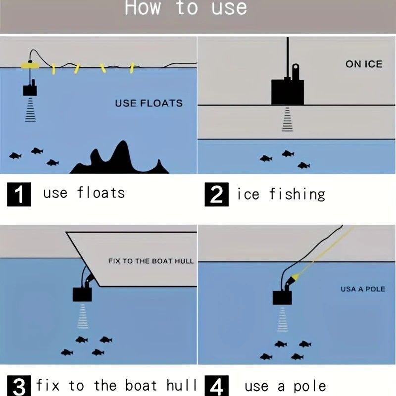 Portable Handheld Fish Finder with Sonar and Water Depth Detection - Image 2