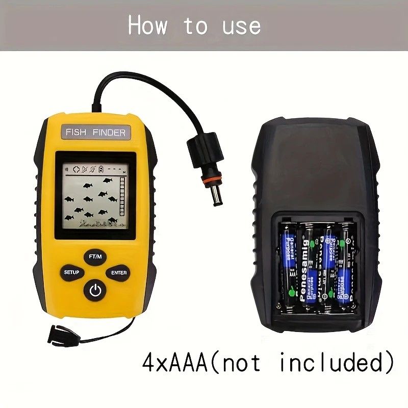 Portable Handheld Fish Finder with Sonar and Water Depth Detection - Image 4