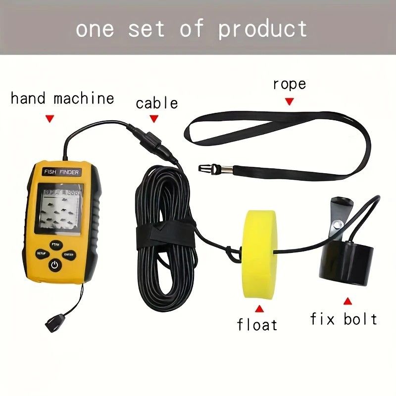 Portable Handheld Fish Finder with Sonar and Water Depth Detection - Image 6
