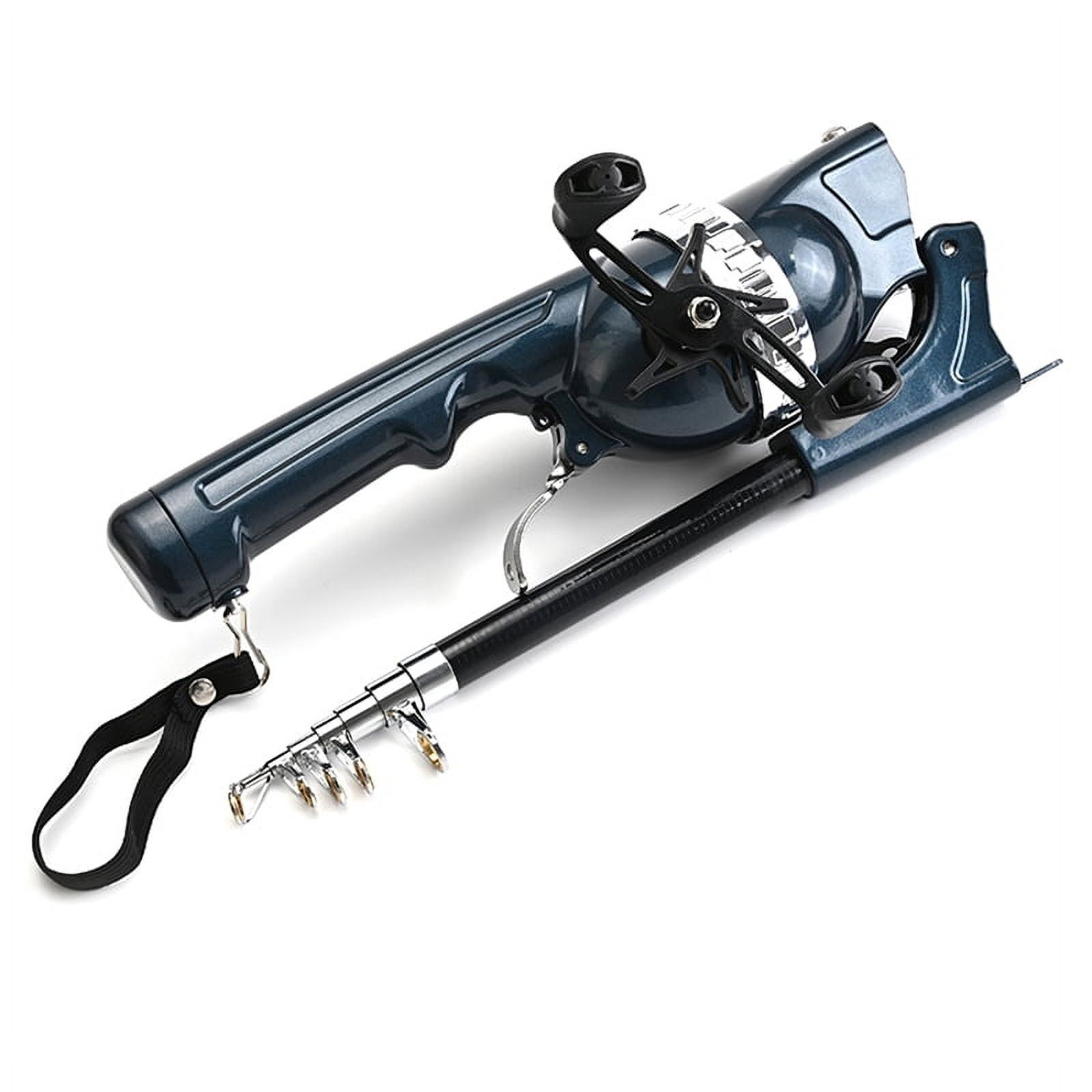 Portable Telescopic Fishing Rod and Reel Line Travel Set